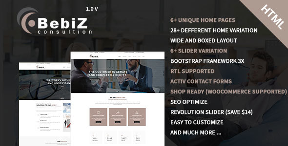 ThemeForest bebiz Business and Corporate HTML5 Template 20546222 ThemeForest bebiz Business and Corporate HTML5 Template 20546222