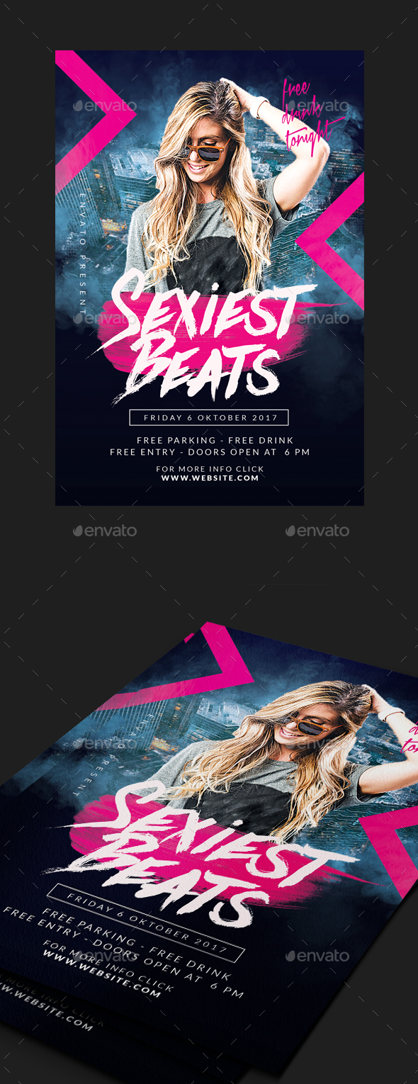 Guest Dj Party Flyer - Clubs & Parties Events