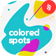 Abstract Multicolored Spots Backgrounds