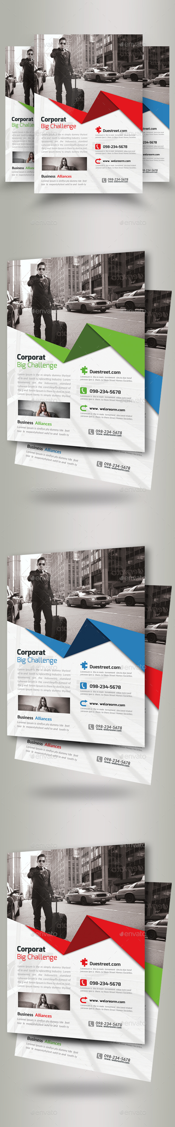 Business Tourist Agency Flyers - Corporate Flyers