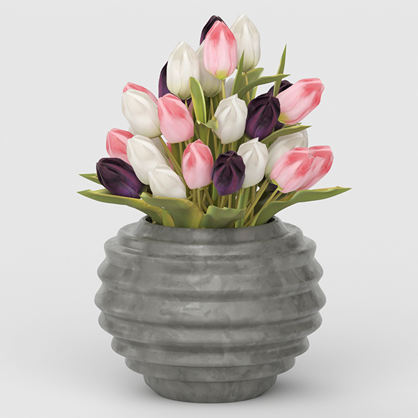 Vray Ready Flower Pot - 3DOcean Item for Sale