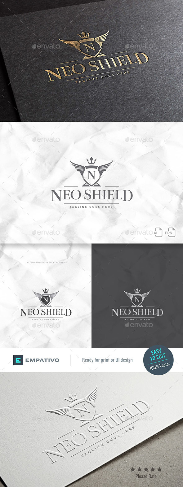 Neo Shield Logo Template