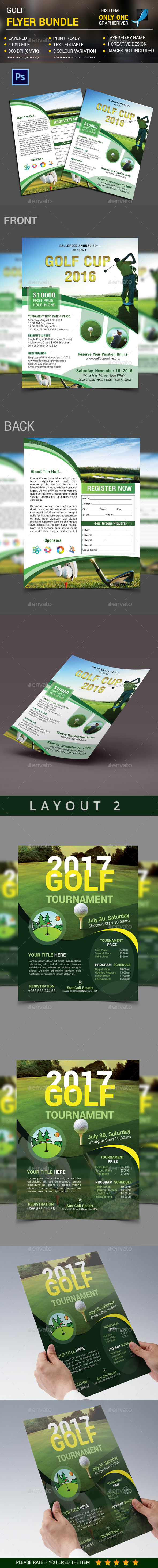 Golf Flyer Bundle - Sports Events