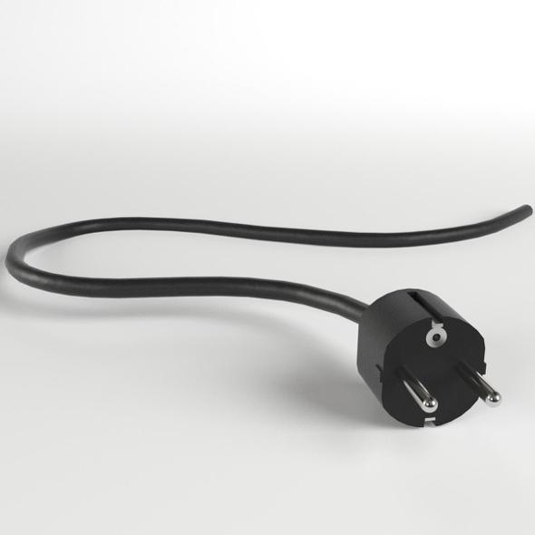 Schuko Power Plug 1 - 3DOcean Item for Sale