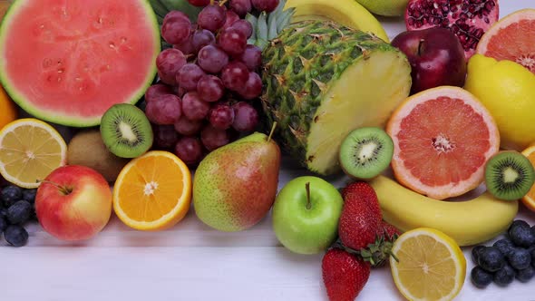 Assorted Fresh Fruits for Healthy Eating