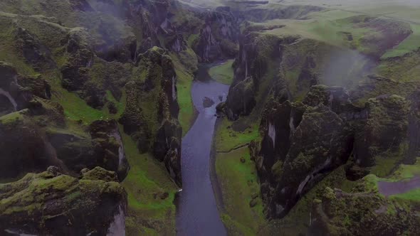 Unique Landscape of Fjadrargljufur in Iceland alt