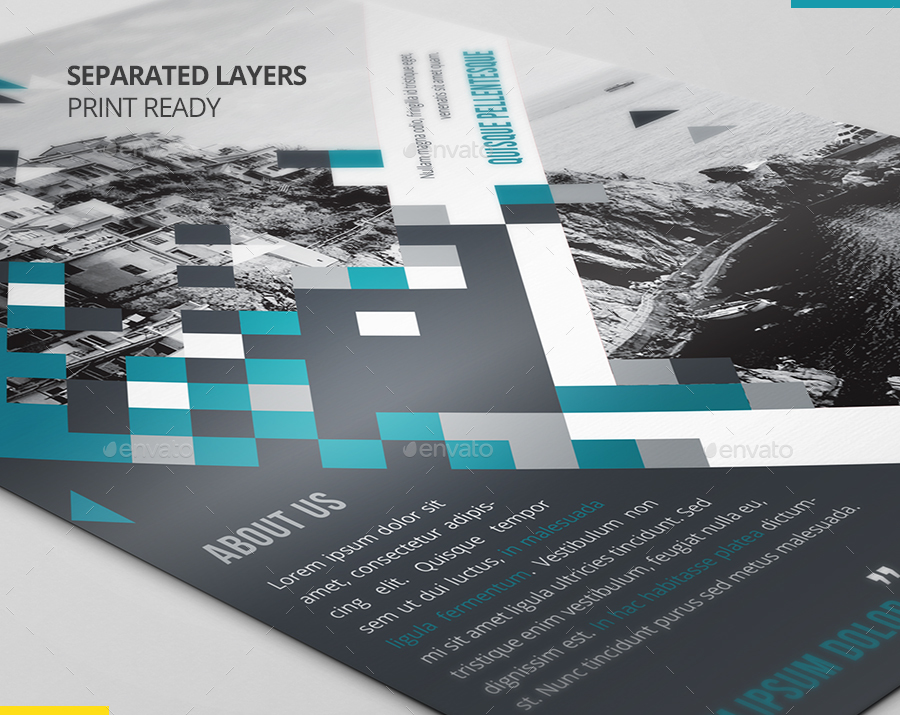 modern us letter double sided flyer template by nbelmokhtar