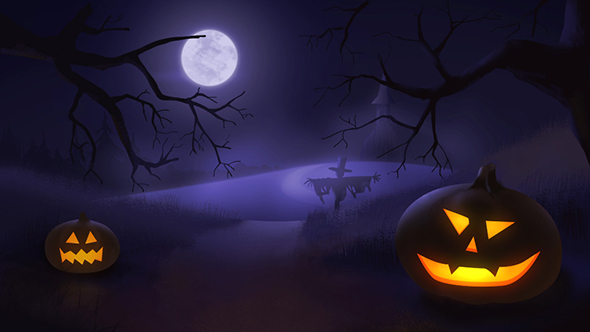 Halloween Night Looped Background