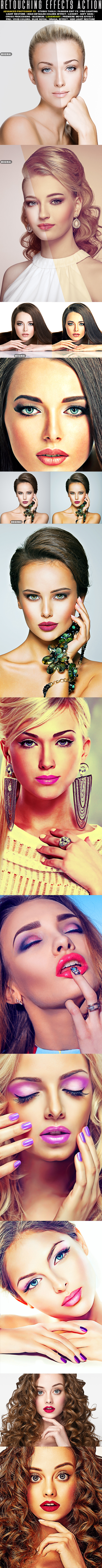 Retouching Effects Action - Photo Effects Actions