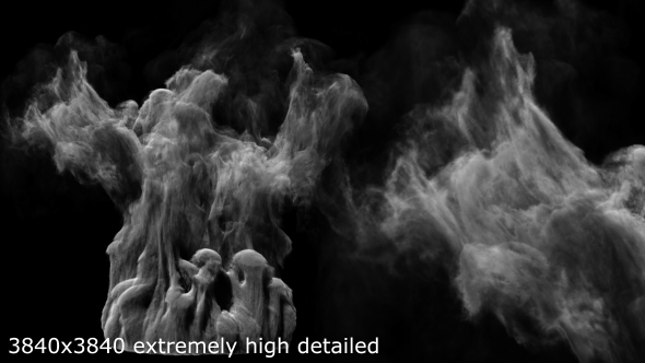 Smoke Rising Extremely High Detailed