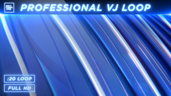 Rolling Waves V2 - Professional VJ Background Loop alt