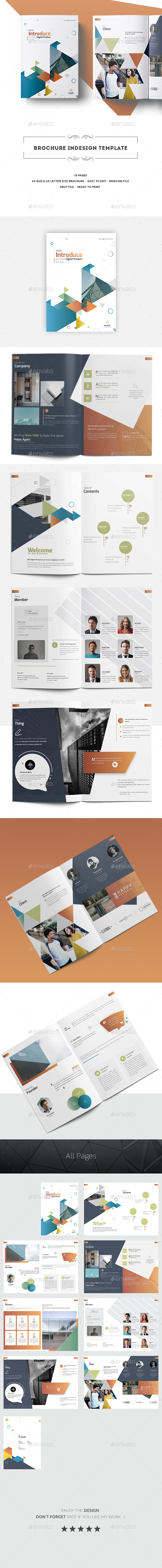 Brochure Indesign Template - Corporate Brochures