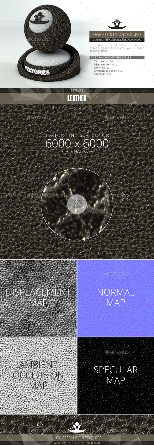 Black Leather - 3Docean 20698829