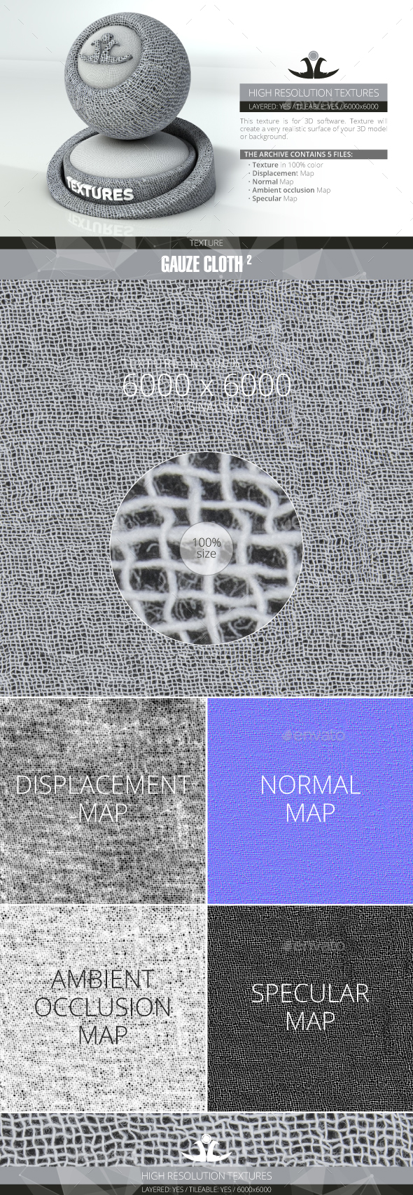 Gauze Cloth 2 - 3DOcean Item for Sale