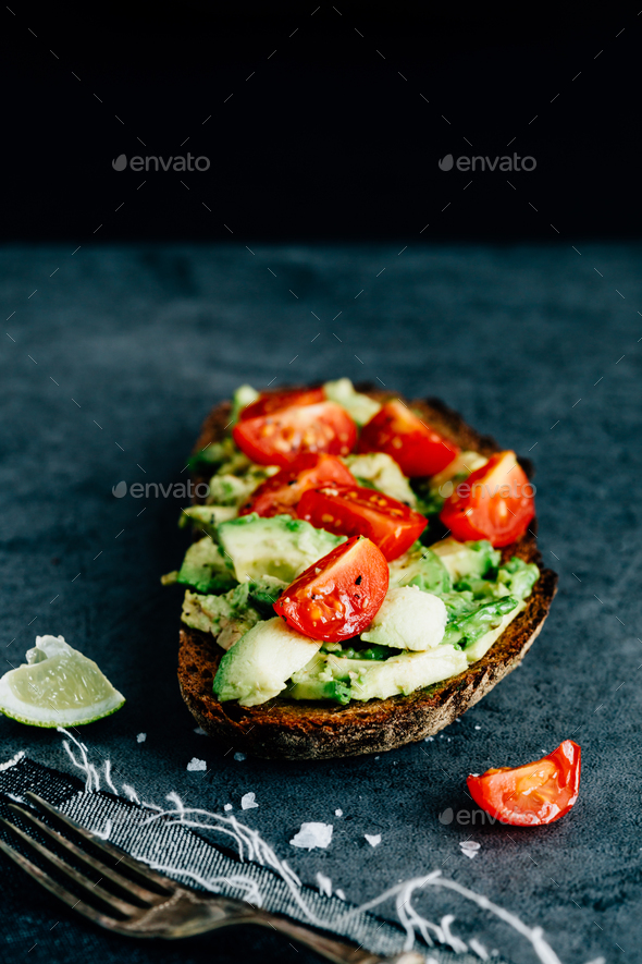Avocado on Toast - Stock Photo - Images