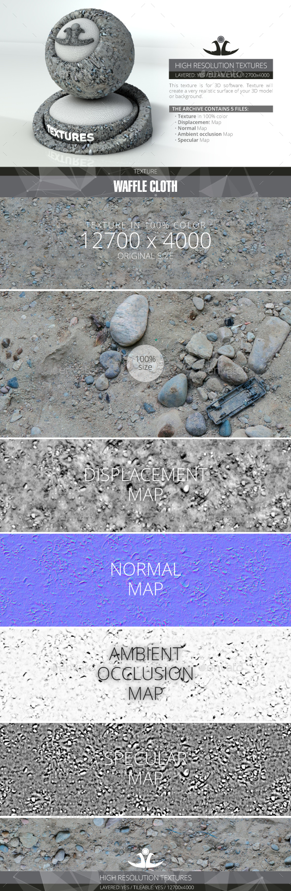 Soil With Stones - 3Docean 20699315