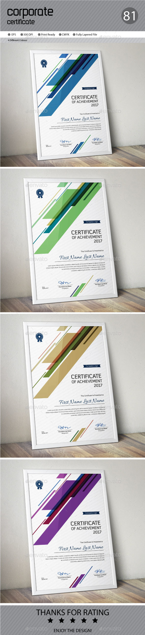 Walking Certificate Templates