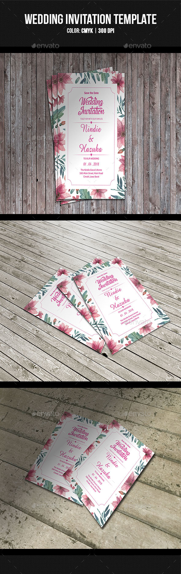 Wedding Invitation Template - Weddings Cards & Invites