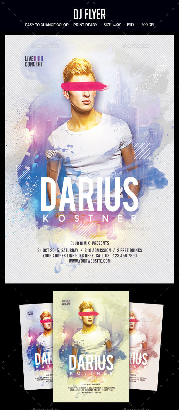 DJ Flyer - Clubs & Parties Events