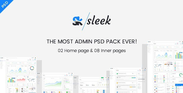 ThemeForest Sleek Web Application & SASS Admin Panel PSD Template 20700912 ThemeForest Sleek Web Application & SASS Admin Panel PSD Template 20700912