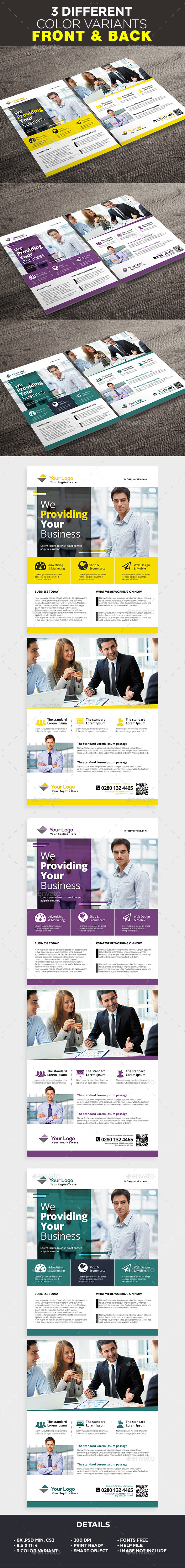Corporate Business Flyer Template - Corporate Flyers