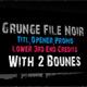 Grunge Film Noir - VideoHive Item for Sale