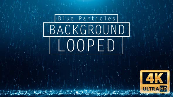 Blue Network Particles Background
