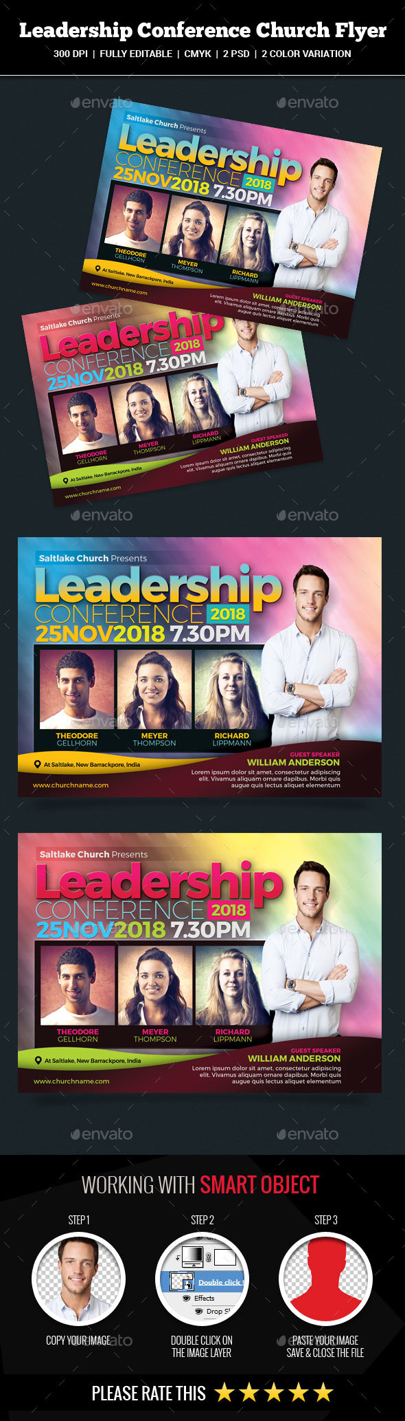 Leadership Conference Church Flyer - Church Flyers