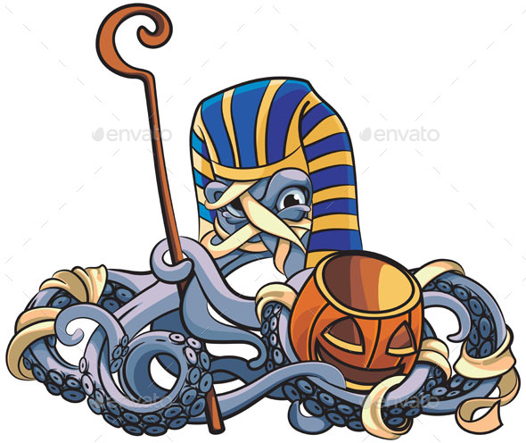 Octopus the Mummy - Halloween Seasons/Holidays