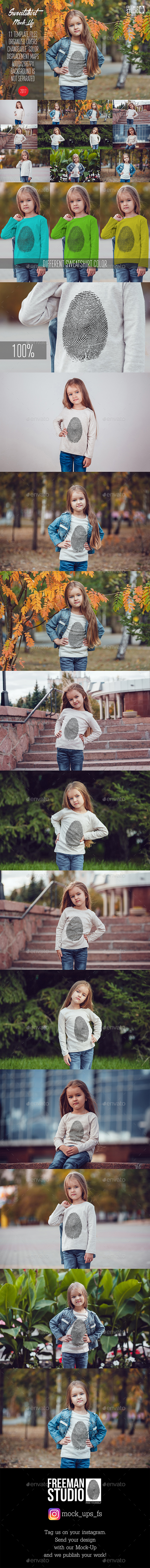 GraphicRiver Kids Sweatshirt Mock-Up Vol.1 2017 20705542 GraphicRiver Kids Sweatshirt Mock-Up Vol.1 2017 20705542
