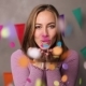 Party Girl blowing Confetti - VideoHive Item for Sale