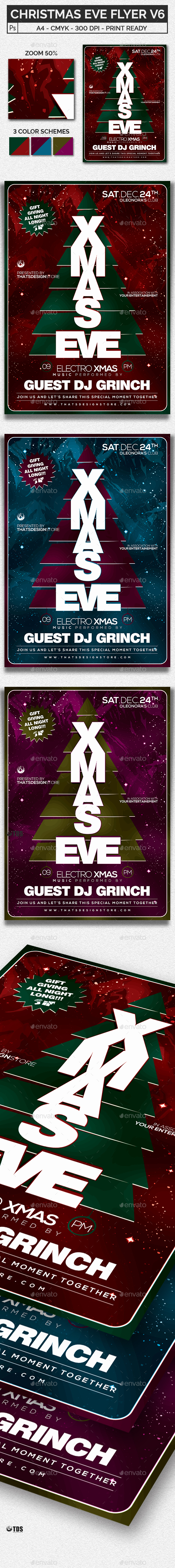Christmas Eve Flyer Template V6 - Holidays Events