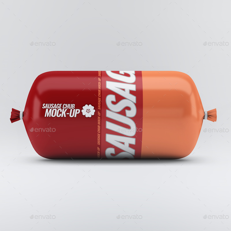 Download Sausage Chub Mock Up By L5design Graphicriver