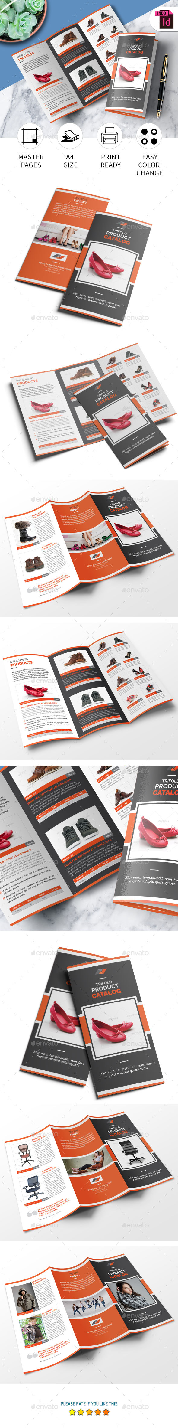 Tri-fold Product Catalog Template - Catalogs Brochures