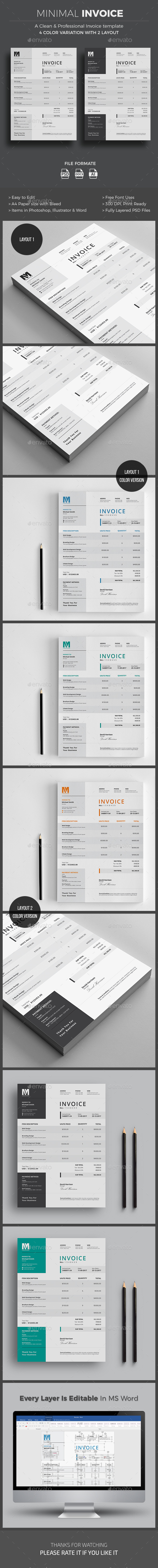 Invoice - Proposals & Invoices Stationery