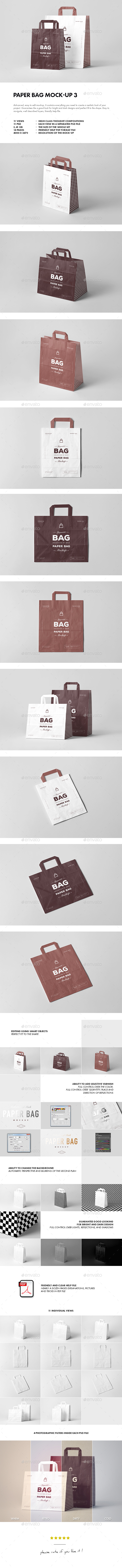 Paper Bag Mock-up 3 - Miscellaneous Packaging