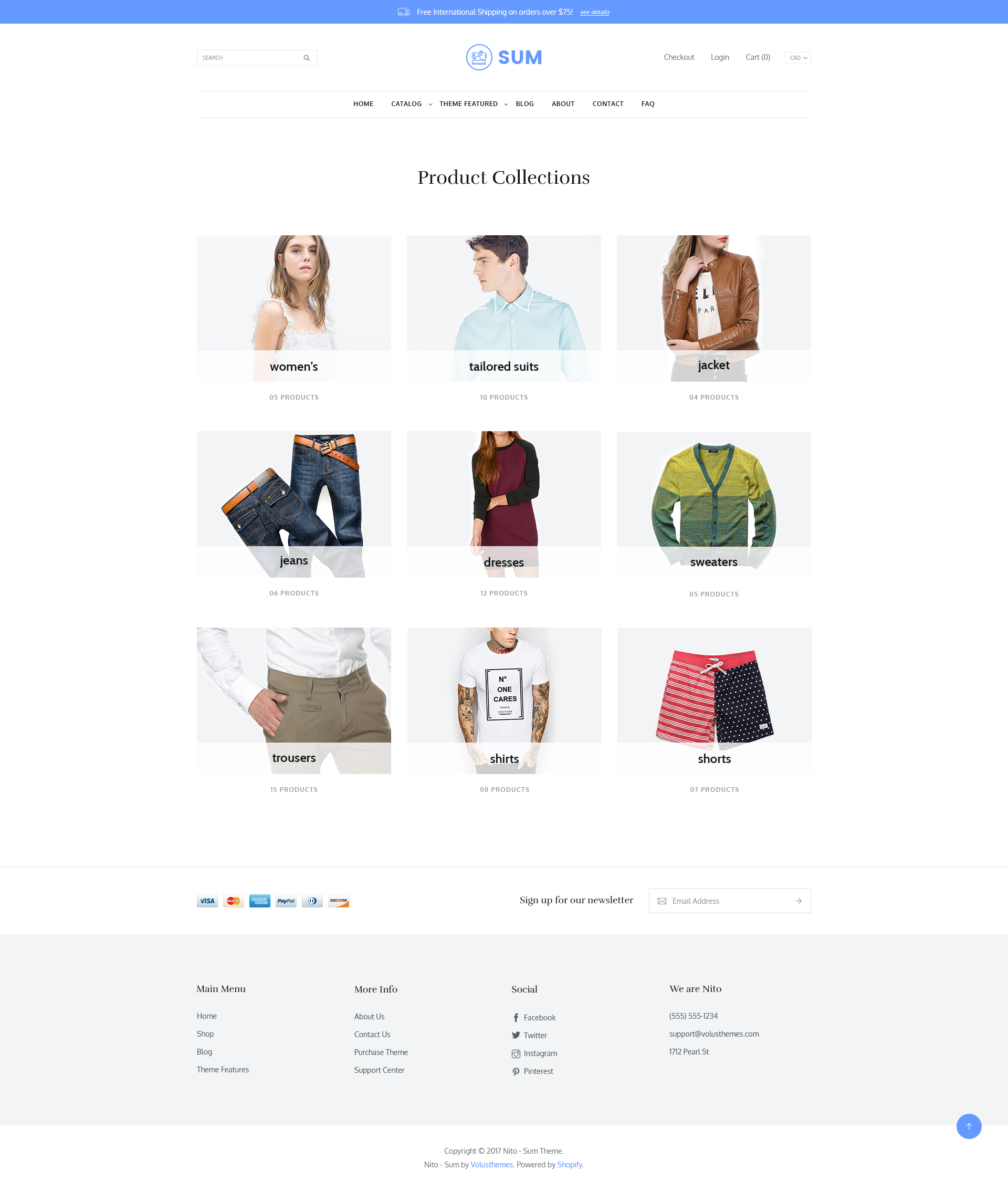 Nito Clothing Fashion - Psd Templates by volusthemes | ThemeForest