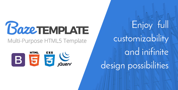 Extraordinary Baze - Multipurpose HTML5 Template
