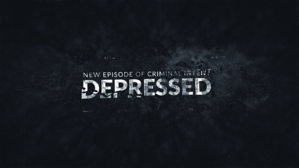 Crime Title Sequence / Dark Credits - Depressed