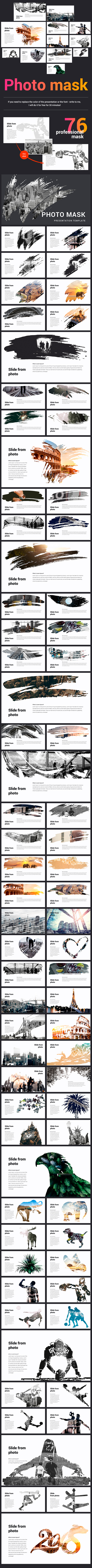 Photo Mask Powerpoint Template - Creative PowerPoint Templates