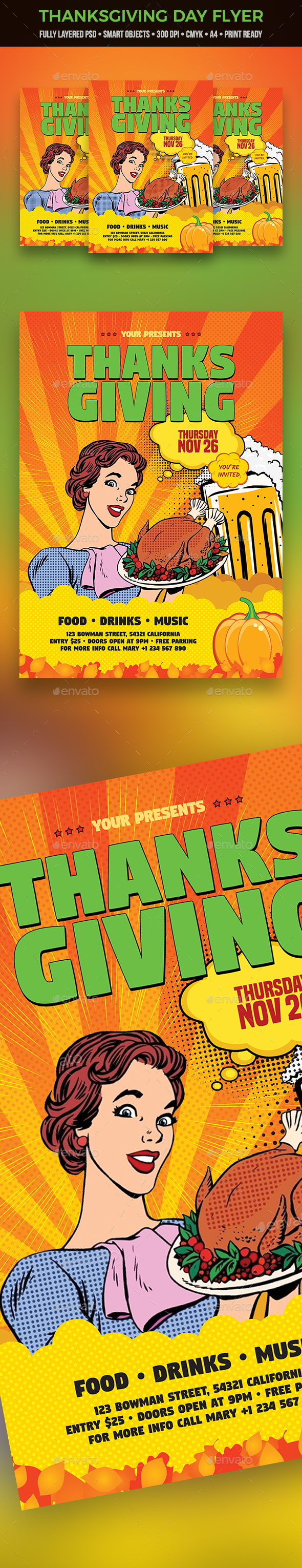 Thanksgiving Day Flyer