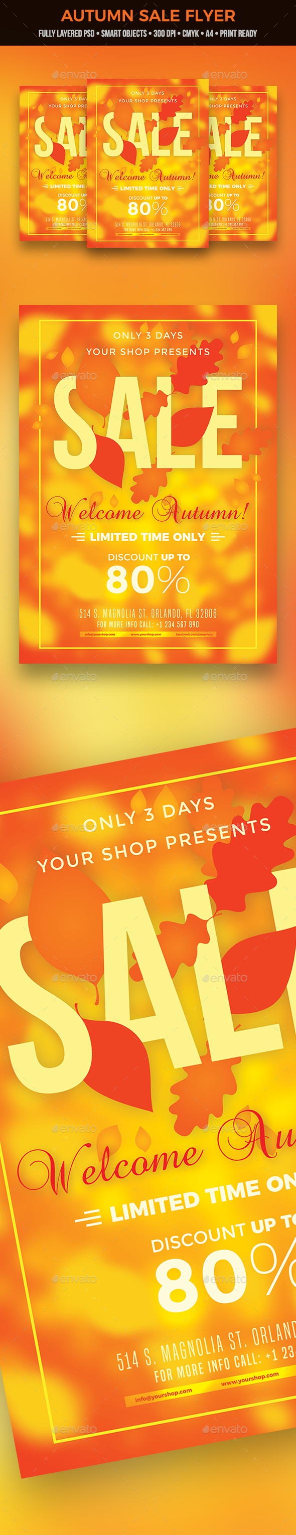 Autumn Sale Flyer - Commerce Flyers