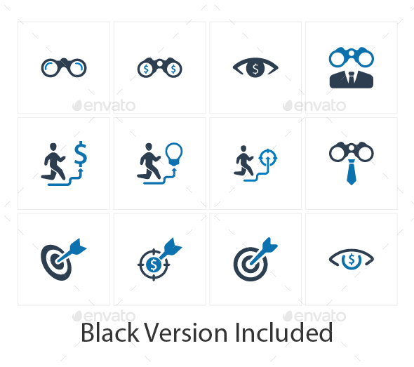 Business Vision Icons - Business Icons