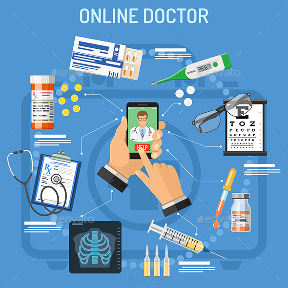 Online Doctor Concept - Health/Medicine Conceptual