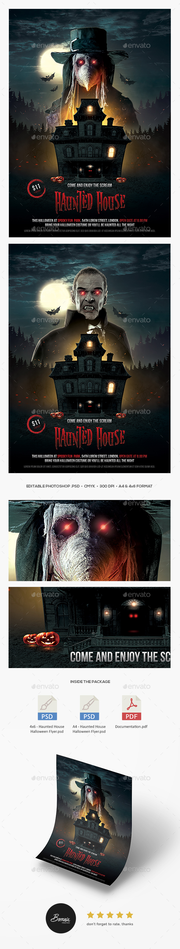 Haunted House Halloween Flyer