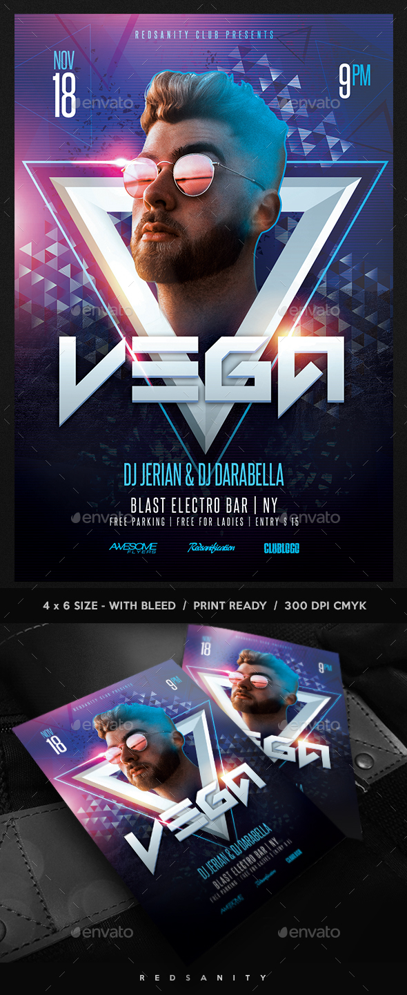 Guest DJ / Artist Flyer - Clubs & Parties Events