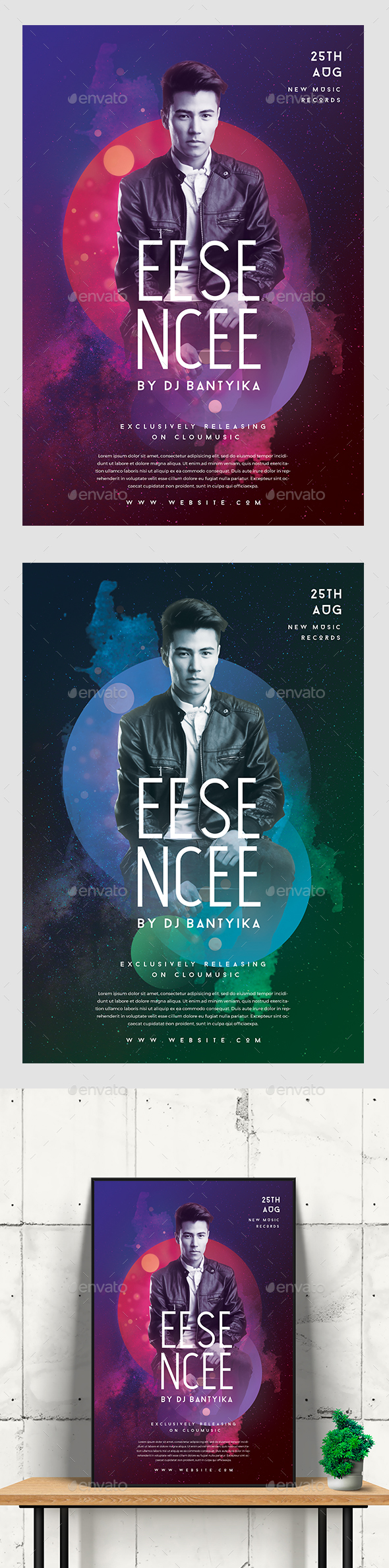Artist Album Poster/Flyer - Flyers Print Templates