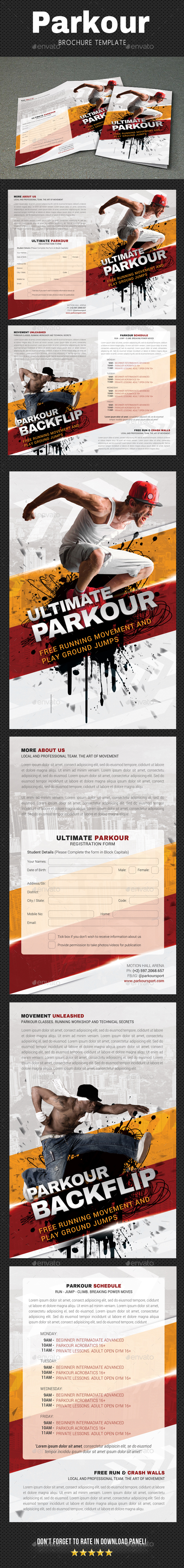 Parkour Brochure - Brochures Print Templates