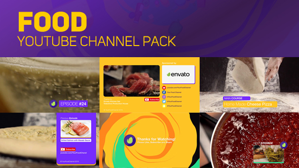 Youtube Food Channel - VideoHive 18925656