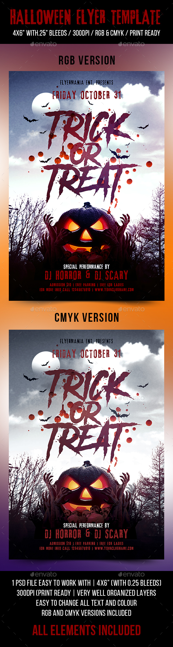 Halloween Flyer Template - Flyers Print Templates
